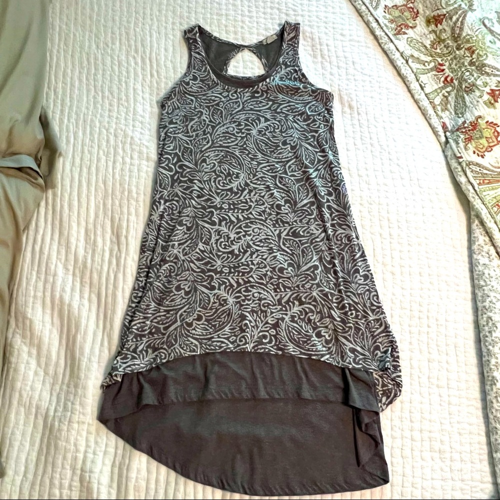 Hi-lo cotton dress
